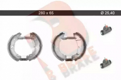 R BRAKE 79rbkt0083 -  Комплект тормозных колодок